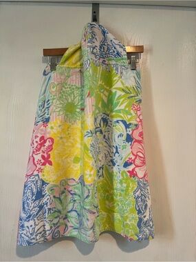 Pottery Barn Kids Lilly Pulitzer Cheek to Cheek Hooded Beach Wrap Towel 23x34